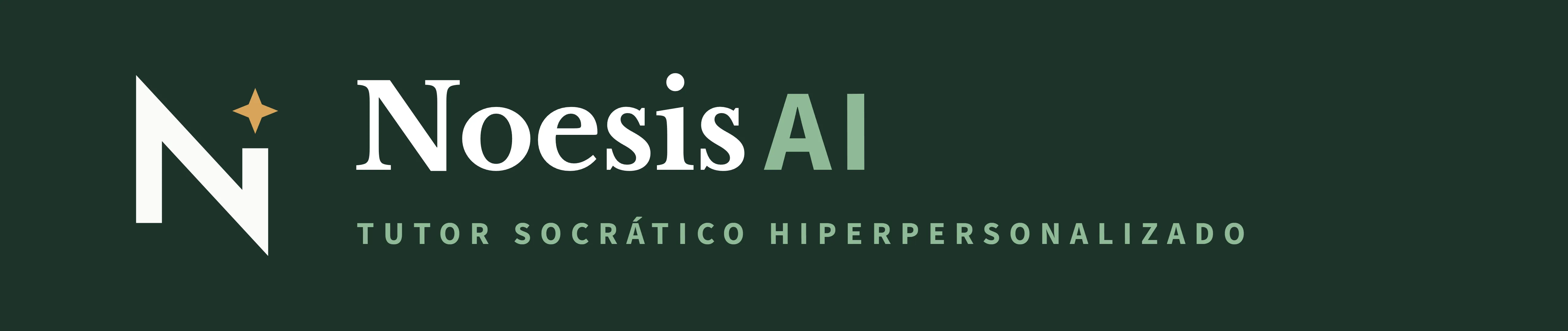 Banner da Noesis AI — Tutor socrático hiperpersonalizado